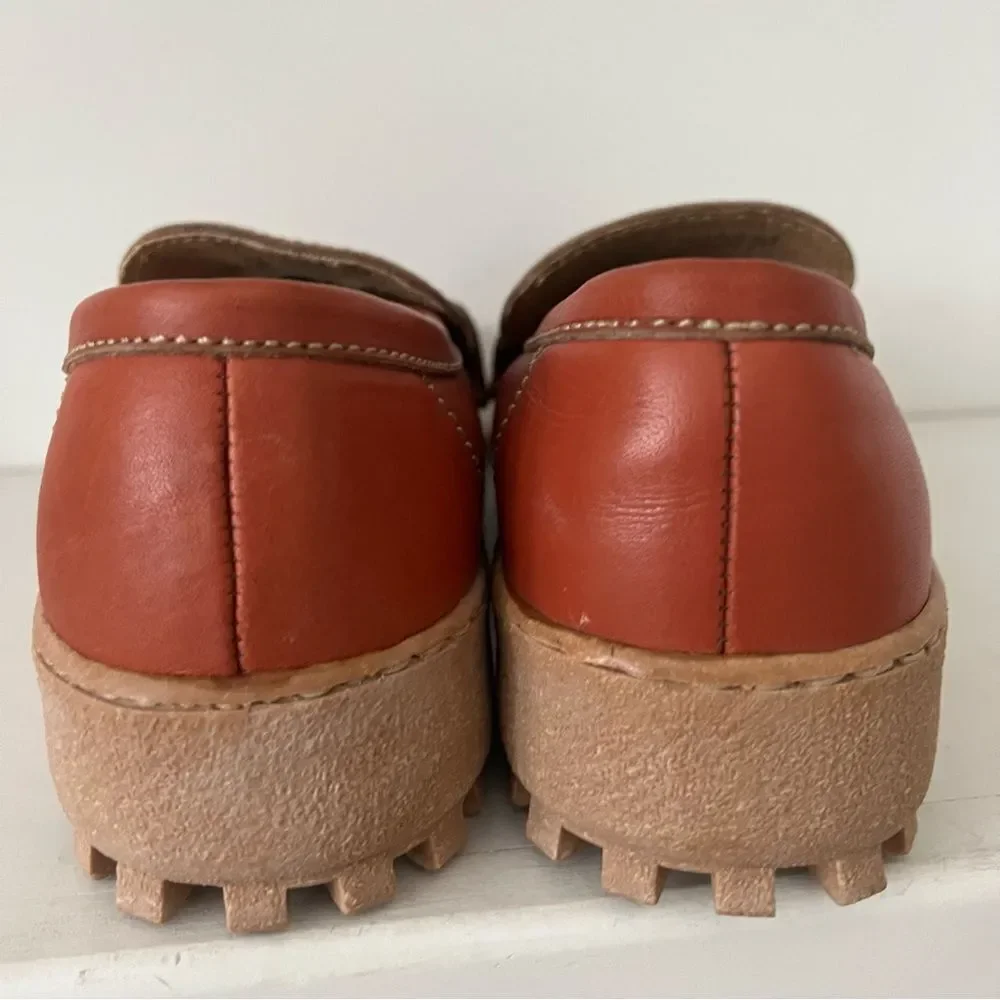 Osaga Vintage Kinetics Leather Loafer Made In Korea Men’s 7.5 Rare!